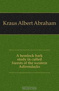 A hemlock bark study in culled forests of the western Adirondacks