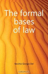 The formal bases of law