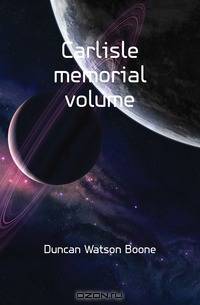 Carlisle memorial volume