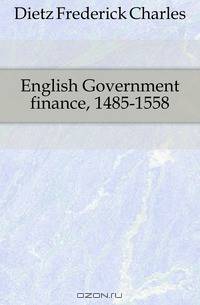 English Government finance, 1485-1558