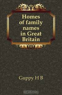 Homes of family names in Great Britain