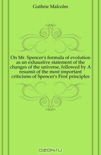 On Mr. Spencer