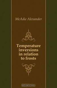 Temperature inversions in relation to frosts