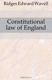 Constitutional law of England