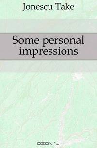 Some personal impressions