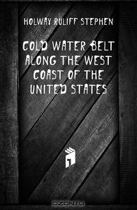 Cold water belt along the west coast of the United States