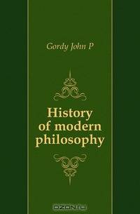 History of modern philosophy