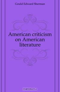 American criticism on American literature