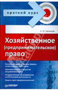 Хозяйственное (предпринимательское) право. Краткий курс
