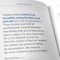 The Architect Says: Quotes, Quips, and Words of Wisdom