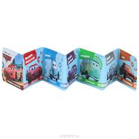 Учим цвета. Дисней. Тачки. книга-раскладушка для ванны. формат: 8х8см. 14 стр. в кор.90шт