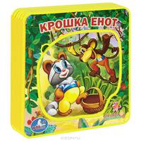 Крошка Енот. книжка-пышка (ева) с пазлом. формат: 160 х167мм. объем: 10 стр. в кор.16шт