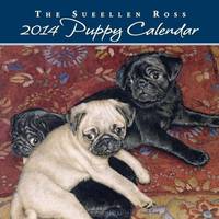 Sueellen Ross Puppy 2014 Mini Wall Calendar