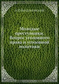 Молодые преступники. Вопрос уголовного права и уголовной политики