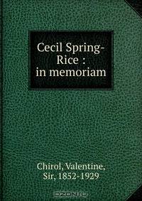 Cecil Spring-Rice