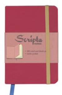 Scripta Notes. Small. Cinnabar. Ruled Journal