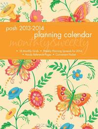 Posh: Flutterby 2014 Monthly/Weekly Planning Calendar