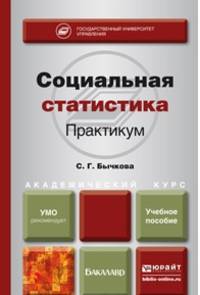 Социальная статистика. Практикум. Учебное пособие для академического бакалавриата