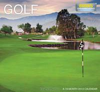 2013 Golf Landmark Wall Calendar