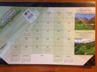 Sports Illustrated Golf Courses 2013 Desk Pad Calendar