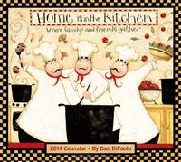 Home Is in the Kitchen 2014 Deluxe Wall Calendar