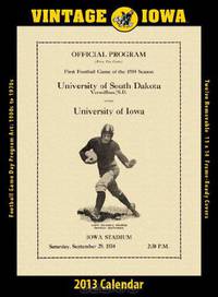 Iowa Hawkeyes 2013 Vintage Football Calendar