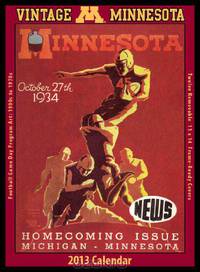 Minnesota Golden Gophers 2013 Vintage Football Calendar