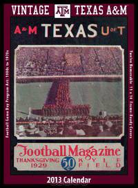 Texas A&M Aggies 2013 Vintage Football Calendar