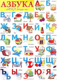 Плакат. Азбука "Мир вокруг нас"