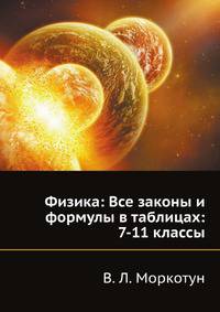 Физика: Все законы и формулы в таблицах: 7-11 классы