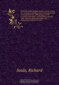 Memorial of the Sprague family: a poem recited at a meeting in Duxbury of the descendants and connections of Hon. Seth Sprague, on the occasion of his eighty-sixth birthday, July 4th, 1846. With the family genealogy and biographical sketches in notes.