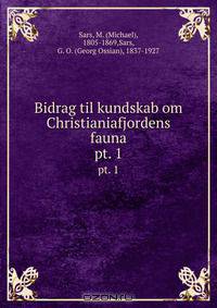 Bidrag til kundskab om Christianiafjordens fauna