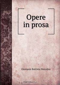 Opere in prosa