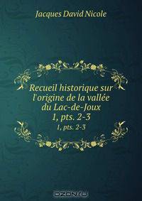 Recueil historique sur l
