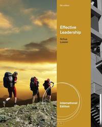Effective Leadership.