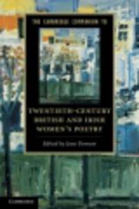 Cambridge Companion to Twentieth-Century British and Irish Women's Poetry