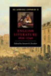 Cambridge Companion to English Literature, 1650–1740
