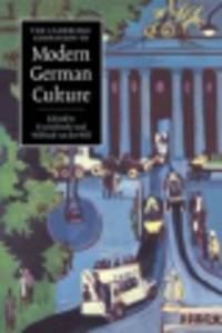 Cambridge Companion to Modern German Culture