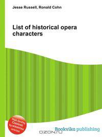 List of historical opera characters