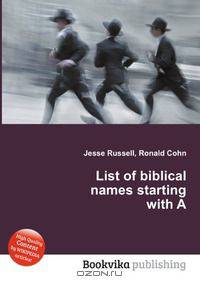 List of biblical names starting with A