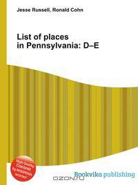 List of places in Pennsylvania: D–E