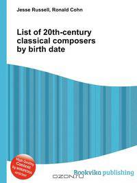 List of 20th-century classical composers by birth date