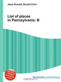 List of places in Pennsylvania: B