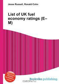 List of UK fuel economy ratings (E–M)