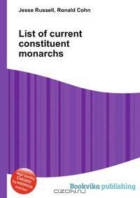 List of current constituent monarchs