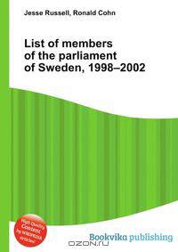 List of members of the parliament of Sweden, 1998–2002