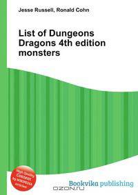 List of Dungeons Dragons 4th edition monsters