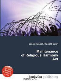 Maintenance of Religious Harmony Act