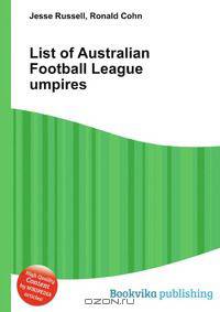 List of Australian Football League umpires