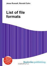 List of file formats